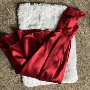 JJ’s House Maxi Dress Red Sleeveless Lined Formal Elegant Women’s Size Small